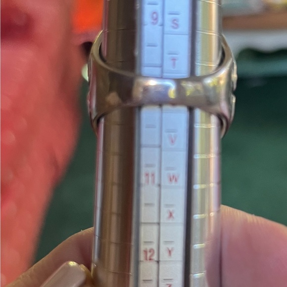 Exceptional Vintage Sterling Silver Ring With Stone Heavy - Picture 4 of 6